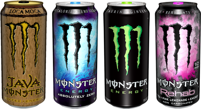 Monster drink nutrition facts